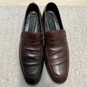 Men’s To Boot New York Brown Leather Loafers with Rubber Sole! Good condition!